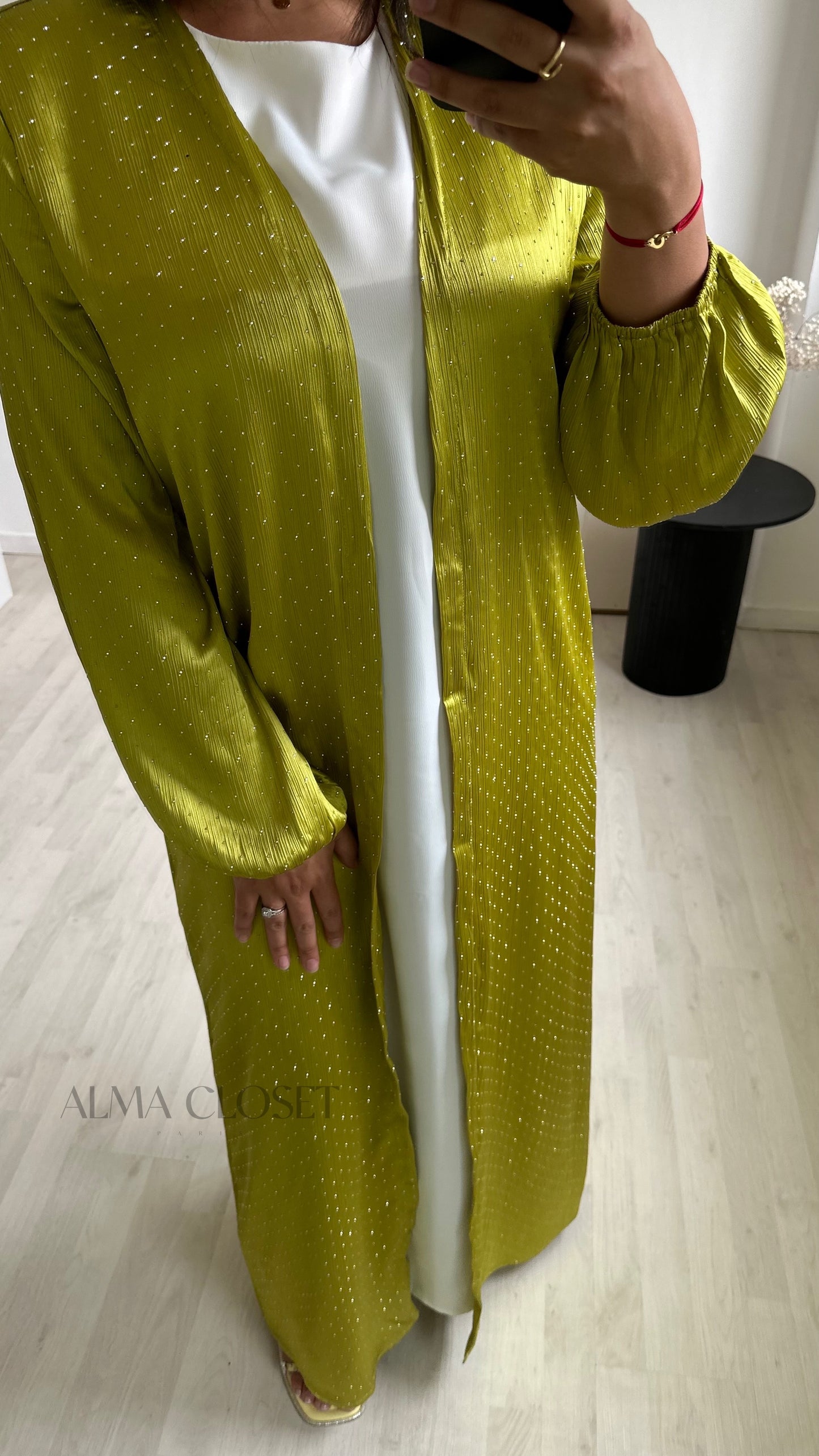 Kimono CENDRILLON H21853 | Vert anis