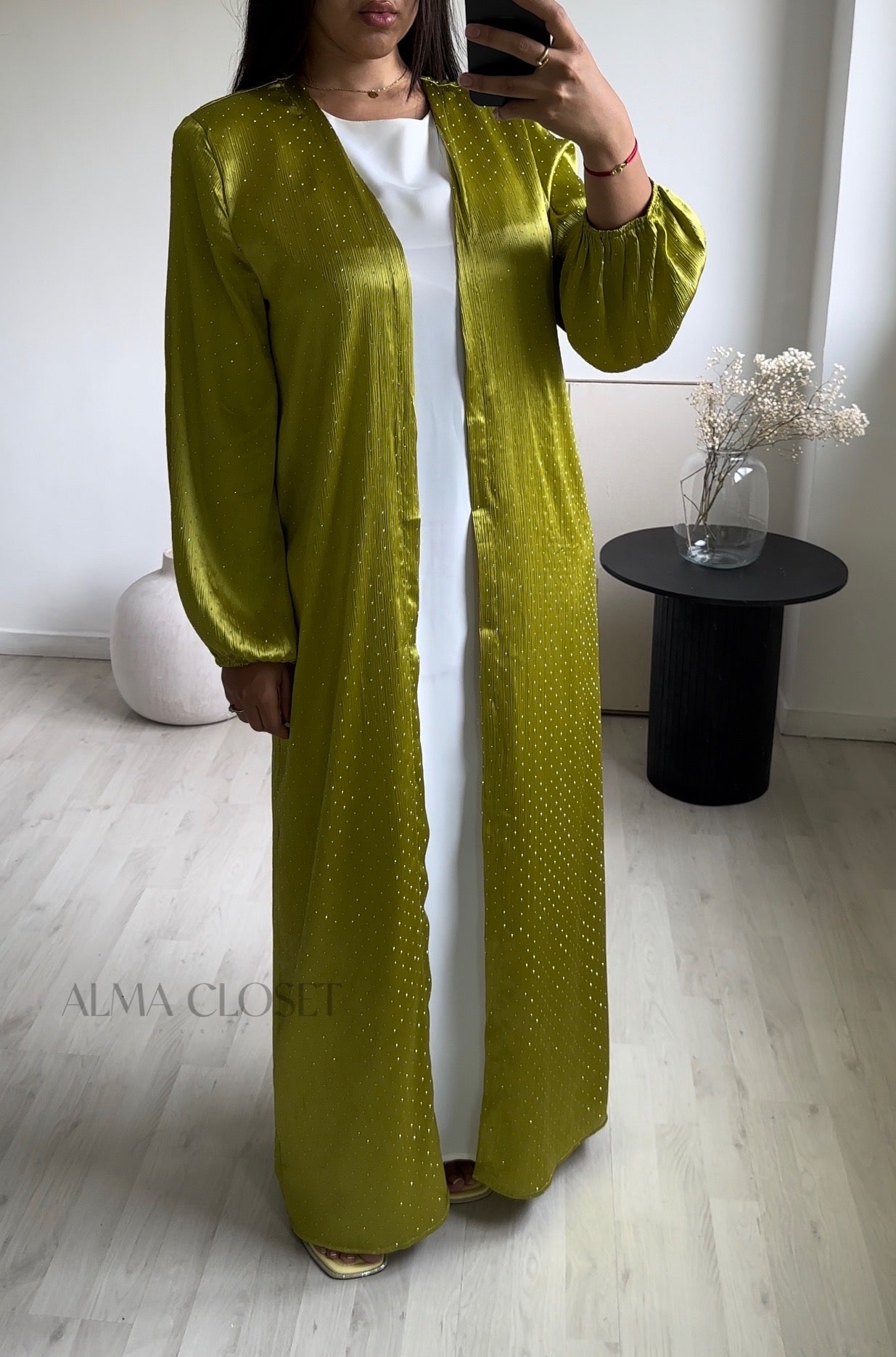 Kimono CENDRILLON H21853 | Vert anis