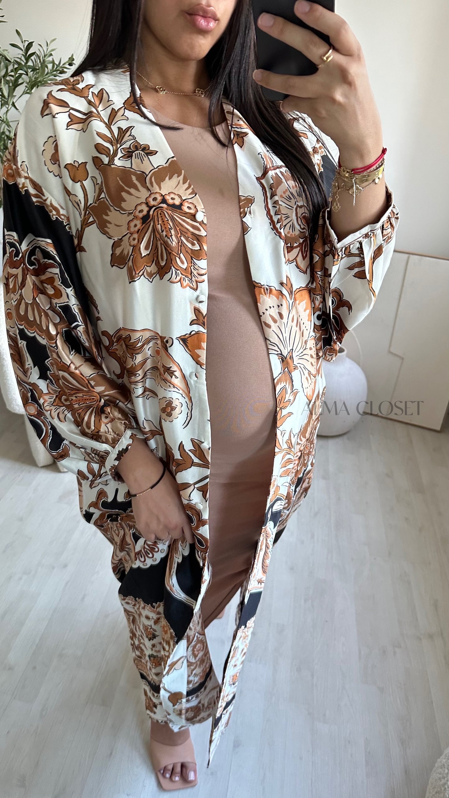 Robe kimono AMIRI | Noir