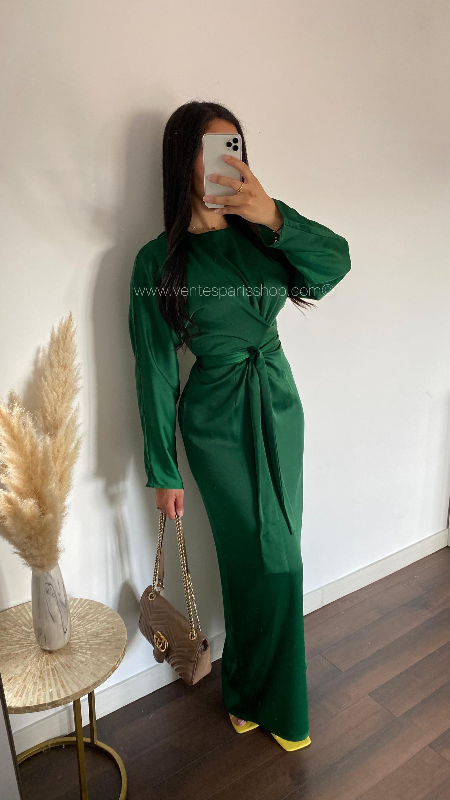 DAENERYS dress - Emerald green