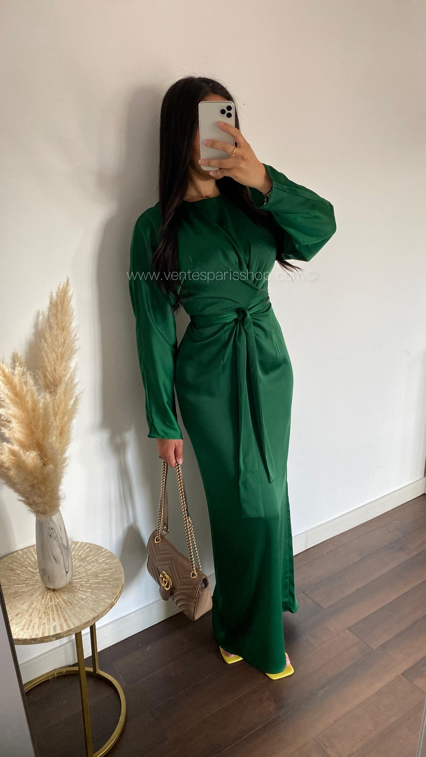 DAENERYS dress - Emerald green