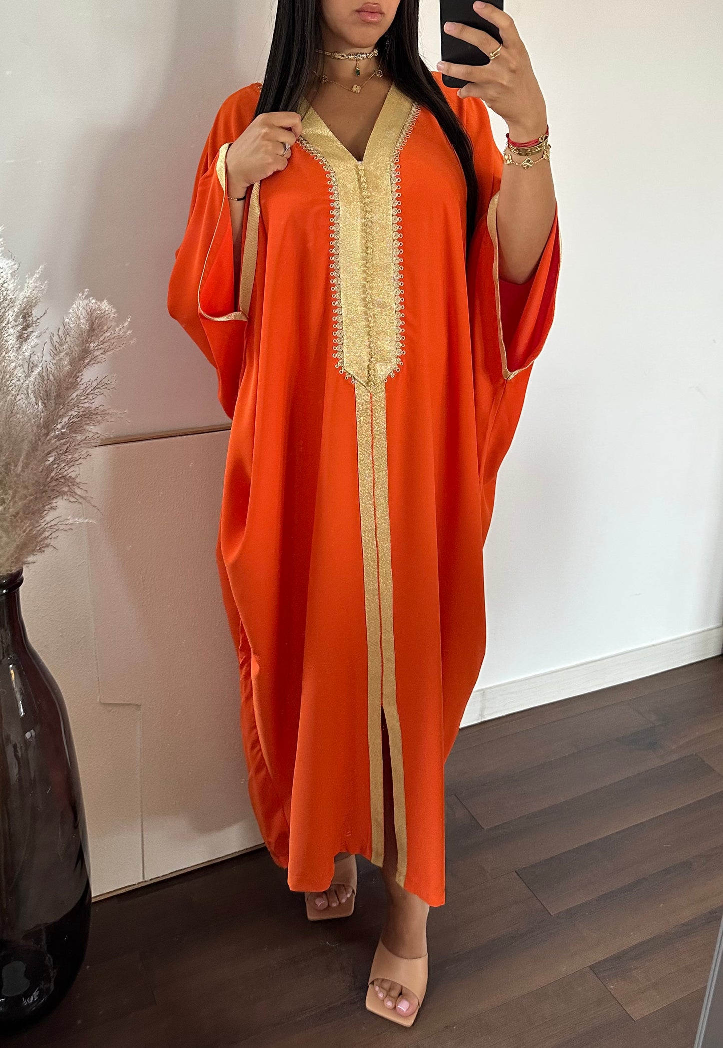 Robe MOROCCO sans ceinture | Orange